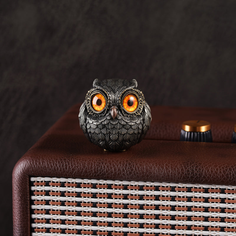 Bronze Wise Watcher Owl Figurine