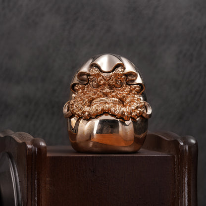 Bronze Daruma Egg Statue