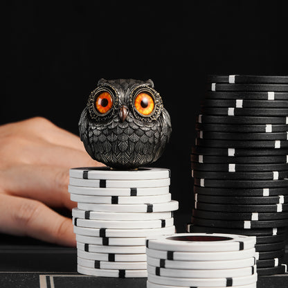 Card Guard Lucky Owl - The Wise Watcher of the Felt