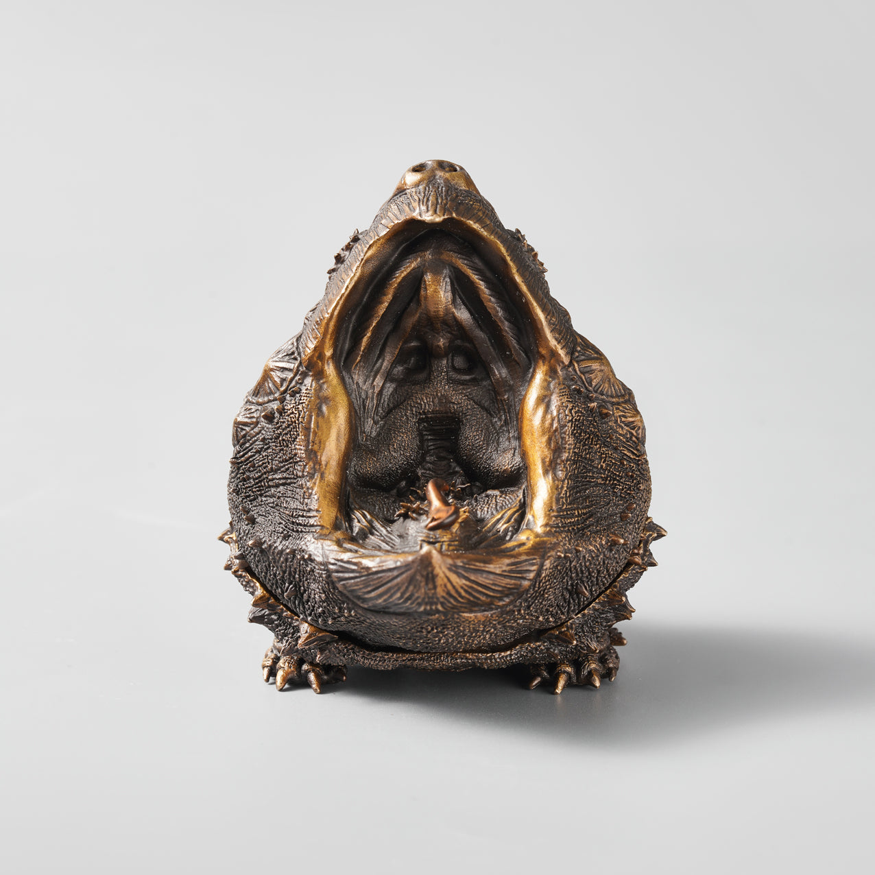 Alligator Snapping Turtle Bronze Statue