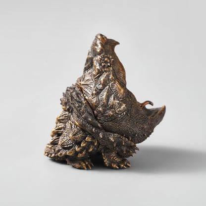 Alligator Snapping Turtle Bronze Statue