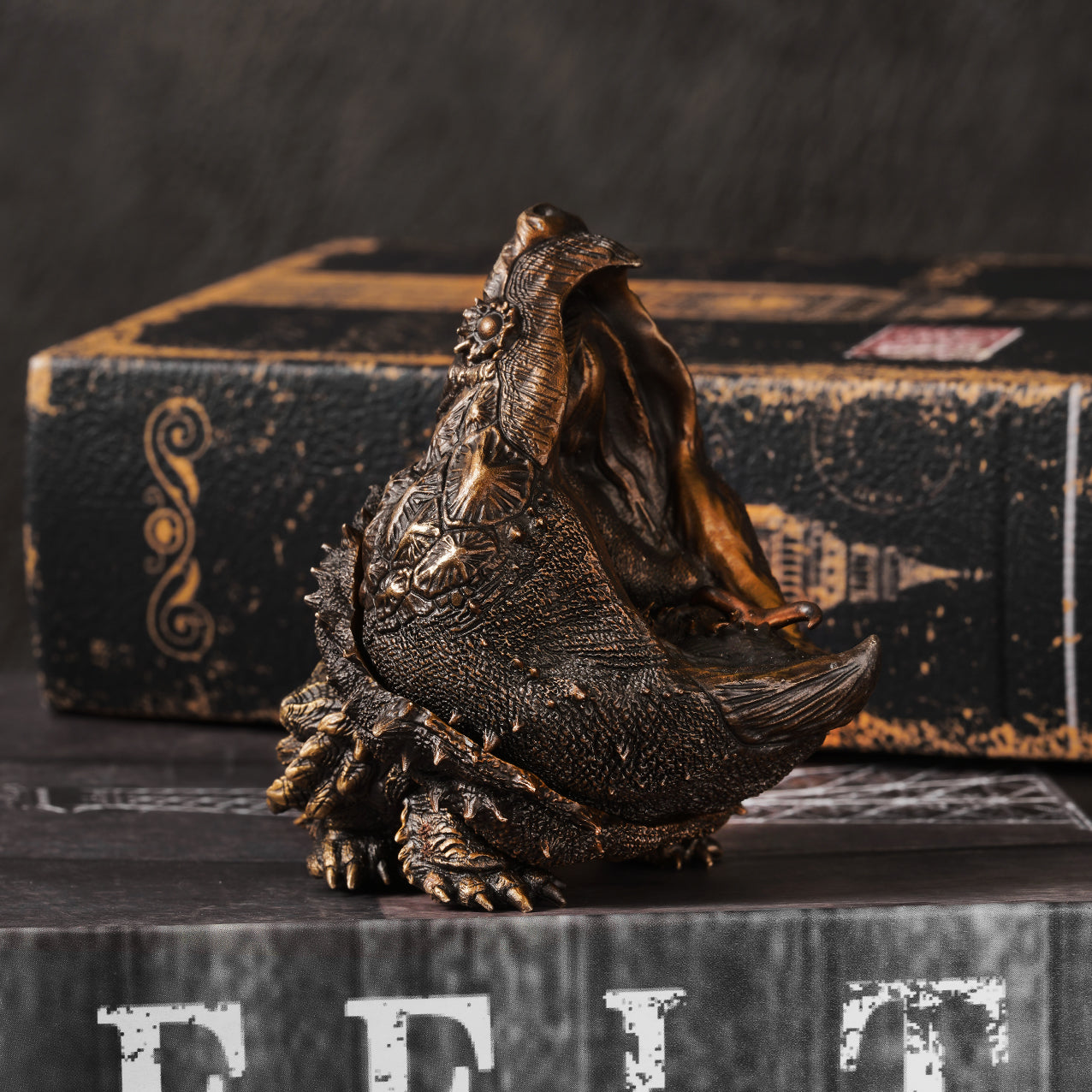 Alligator Snapping Turtle Bronze Statue