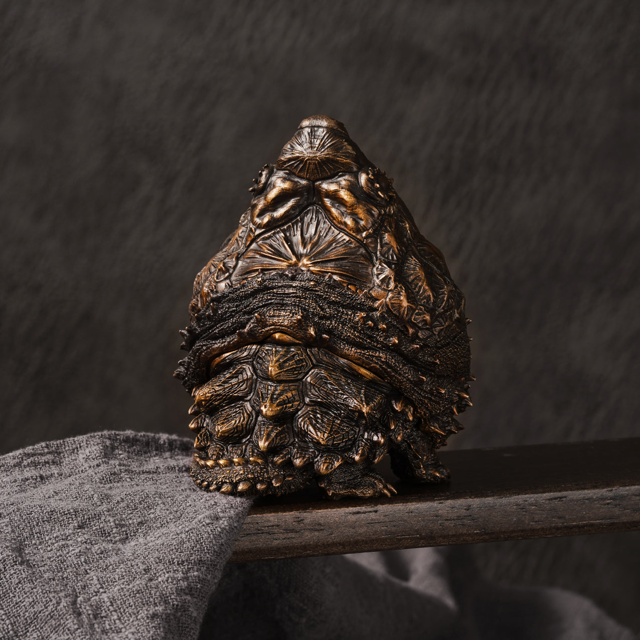 Alligator Snapping Turtle Bronze Statue