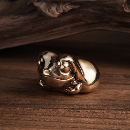 Bronze Tree Frog Figurine