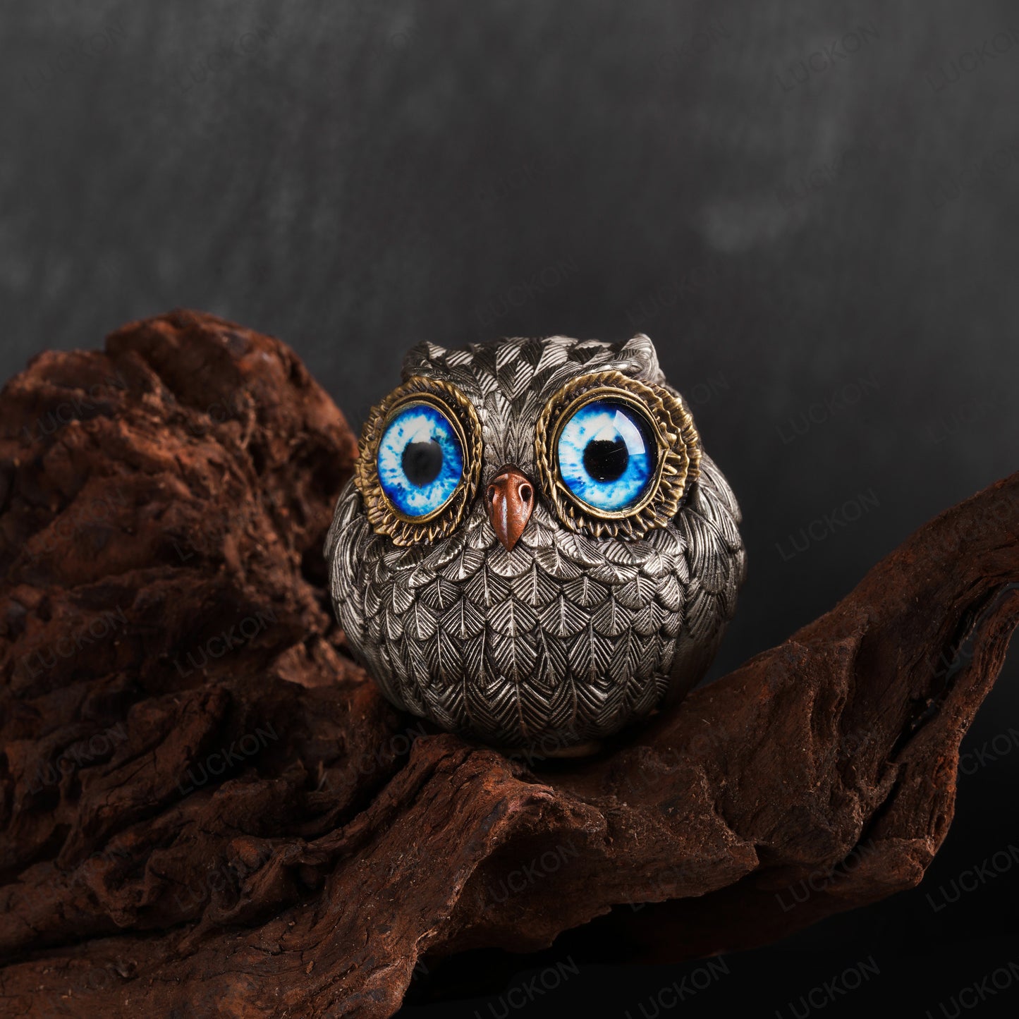 Bronze Wise Watcher Owl Figurine