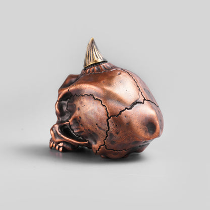 Cyclops Horned Skull Figurine