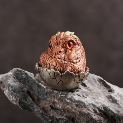 Baby Dinosaur Egg Figurine