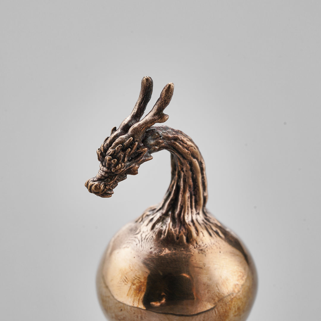 Dragon Head Gourd Figurine