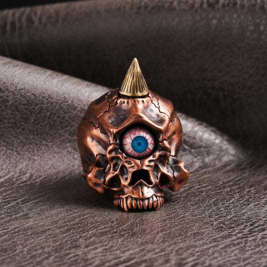  Cyclops Horned Skull figurine